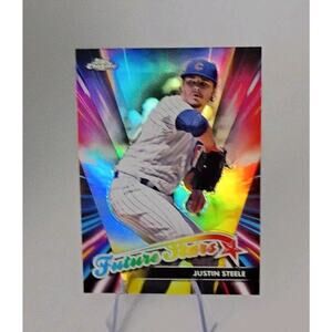 2024 Topps Chrome - Future Stars Justin Steele #FS-8 REFRACTOR Chicago Cubs